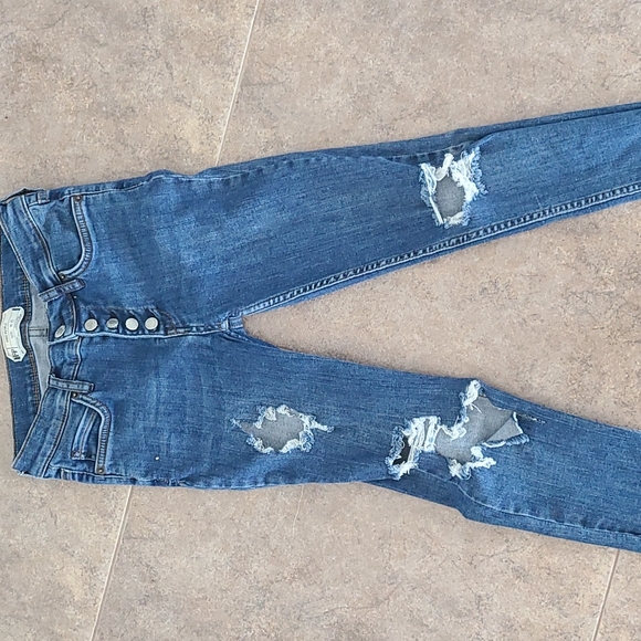 Free People Button Up Jeans - Picture 7 of 12